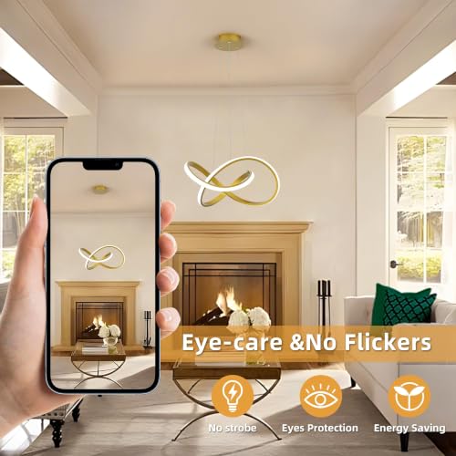 Modern Chandelier with Remote Control