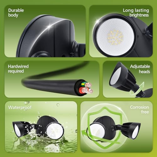 44W 3500LM ‌LED Security Flood Light‌ ‌Outdoor‌