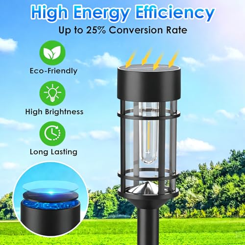 Solar Pathway Lights Outdoor (8 Count)