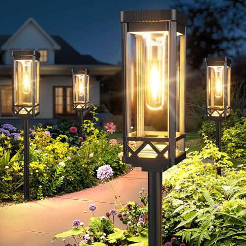 Taller Solar Pathway Lights Outdoor (2 Count)