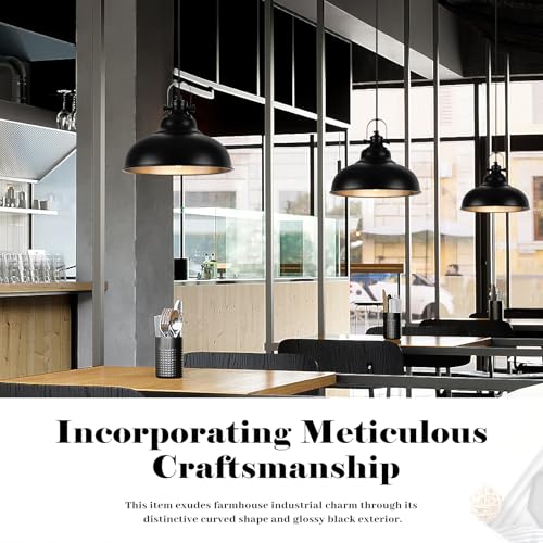Black Pendant Lights Kitchen Island (2 Count)