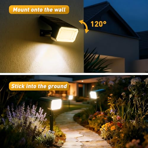 Solar Spot Lights Outdoor (12 Count)