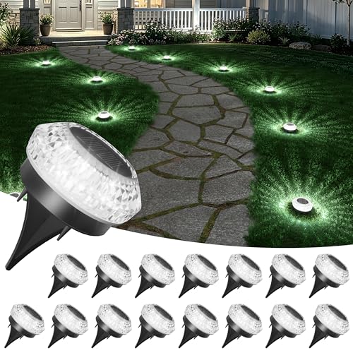Mini Solar Ground Lights Outdoor (16 Count)