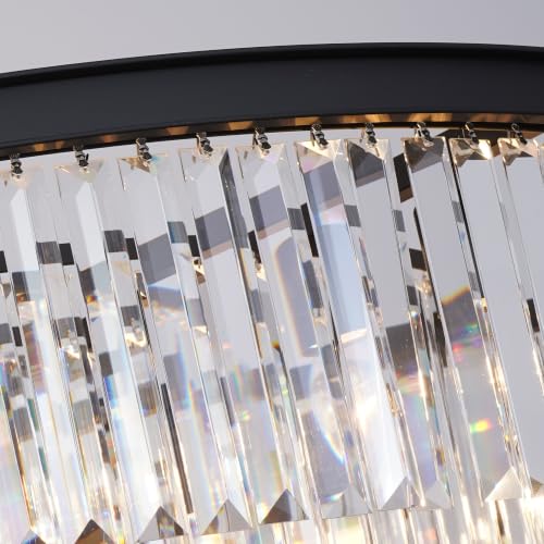 Modern Crystal Chandelier with 12 Lights