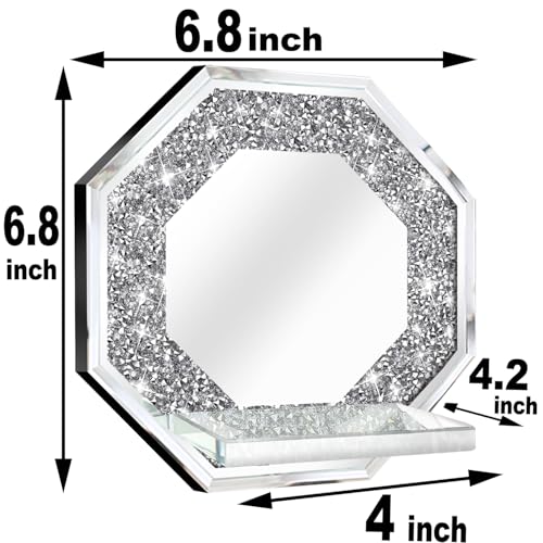 Crystal Crush Diamond Wall Candle Holder Set of 2 (2 Count)