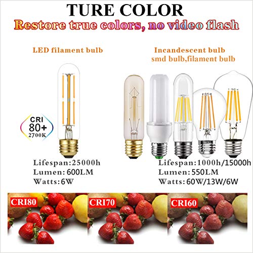 T10 E26 Led Bulb 60 watt (6 Count)