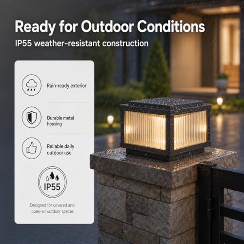 Outdoor Column Light 11.8 in