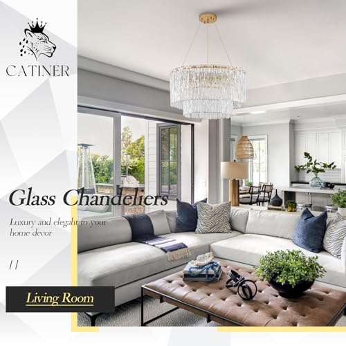 Modern 20" Crystal Glass Chandelier 7