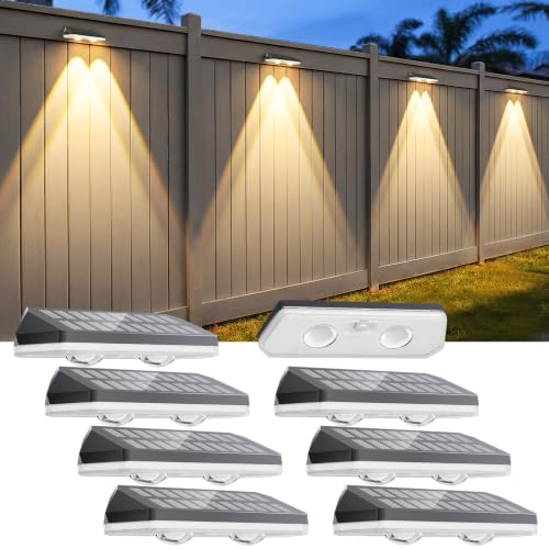 Solar Fence Lights Outdoor