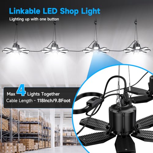 LED Garage Light Bulbs (8+1/Plug-in)