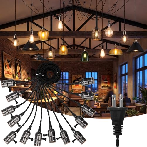 1 Pcs Pendant Light Sockets Cord Kit