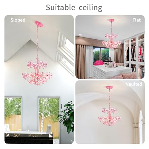 Crystal Chandelier Pendant Flushmount Ceiling Light Modern Lighting Fixture for Bedroom Hallway Bar Kitchen Bathroom