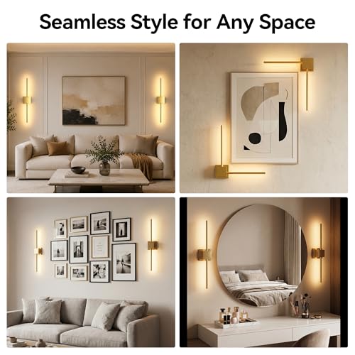 Battery Operated Wall Sconces Set of 2 (2 Count)