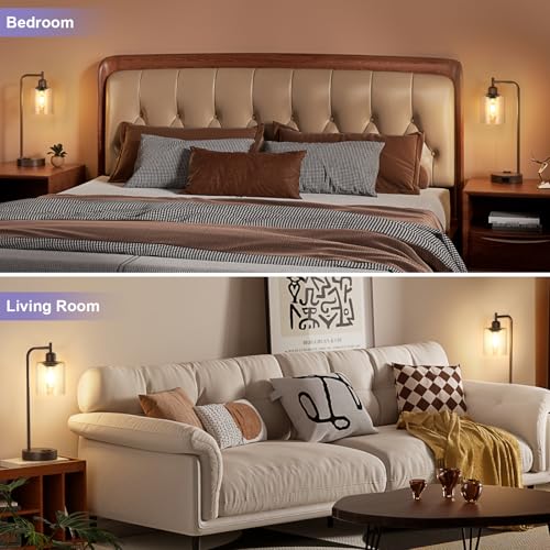 Industrial Touch Table Lamps (2 Count)