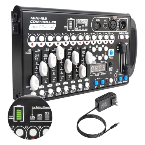 Battery DMX Controller with Midi