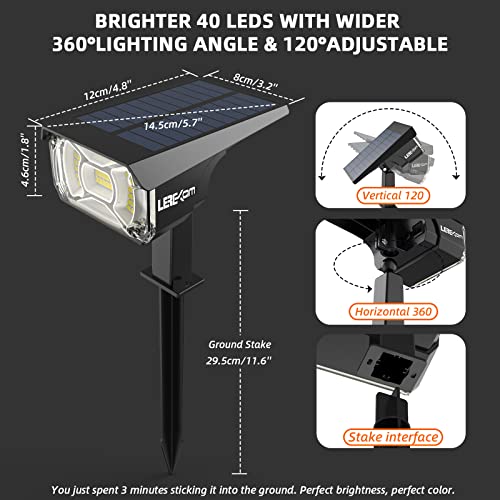 Solar Lights Outdoor Waterproof Landscape Lights (6 Count)