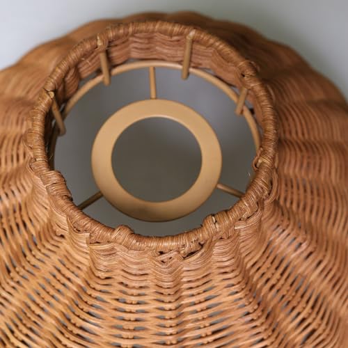 Rattan woven Pendant Lights Shade Rattan Hanging Lamp Shades for Pendant