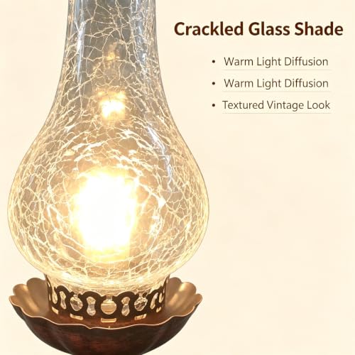 Vintage Kerosene Style Table Lamp