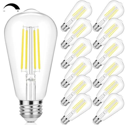12 Pack E26 LED Edsion Bulbs 60 Watt (12 Count)