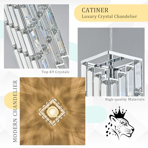 Chrome Crystal Pendant Light 3 (3 Count)