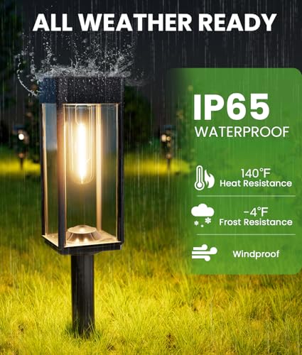 Solar Lights Outdoor (4 Count)