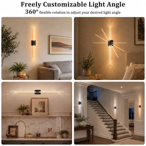Battery Operated Wall Sconces Set of 2 (2 Count)
