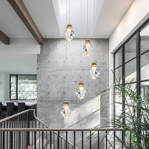 5 Light Crystal Chandelier