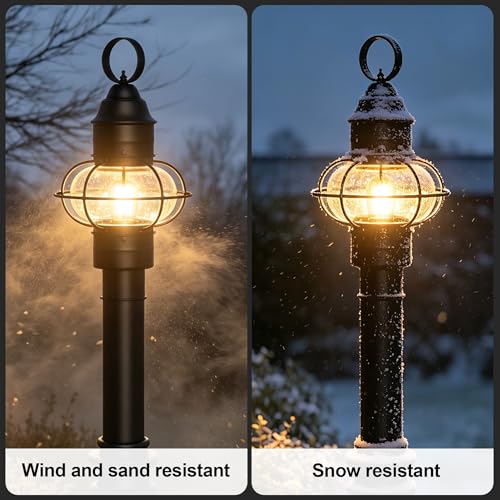 Outdoor Post Light Hard Wired