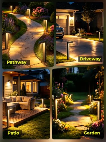Solar Pathway Lights Outdoor (6 Count)