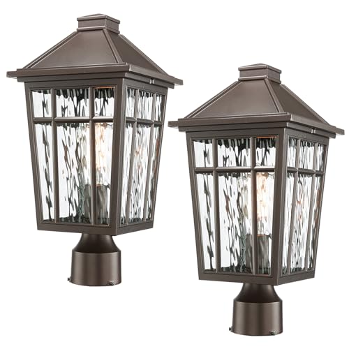 2pcs Large Outdoor Post Lights Lamp Post Light Fixture