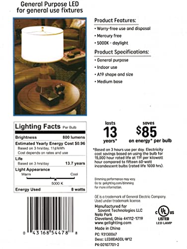 Daylight LED Light Bulbs