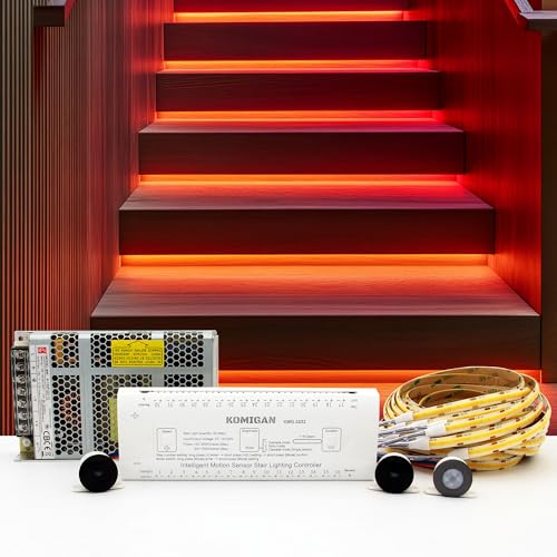 Intelligent Motion Triggered LED Stair Lighting Kit KMG (16 Count)