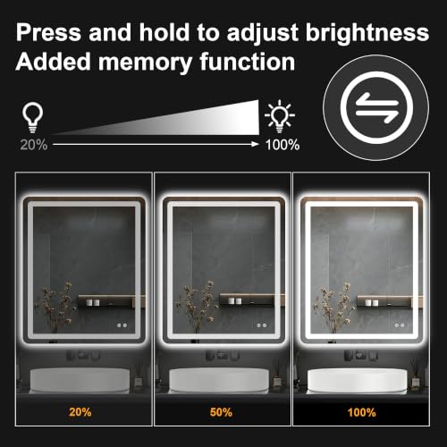 LED Bathroom Vanity Mirror with Lights