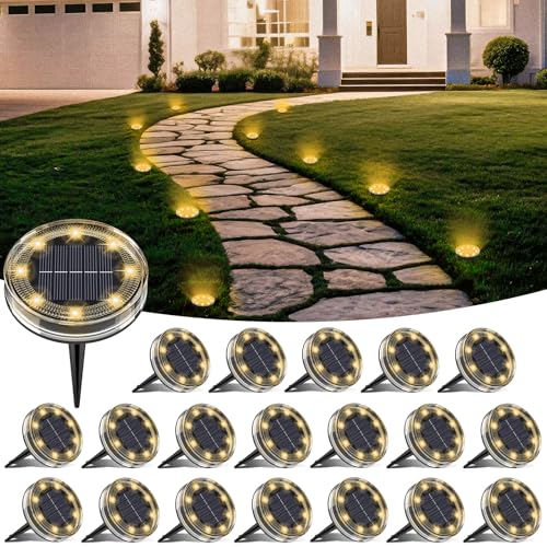 20 Pack Solar Ground Lights (20 Count)