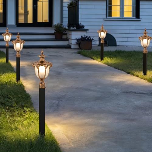Dusk to Dawn Sensor Outdoor Post Lamp 2 (2 Count)