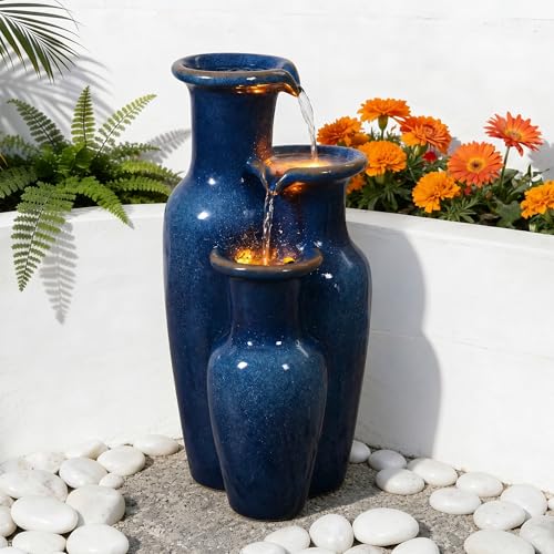 24" Water Fountain with LED Lights