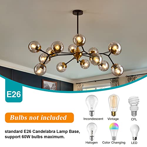 15 Light Sputnik Modern Large Chandelier