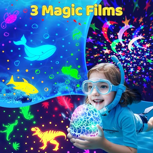 Ocean Baby Night Light Projector Sensory Toys for 1