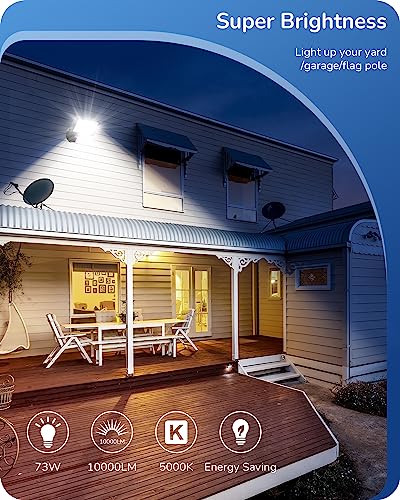 73W 10000LM Outdoor LED Flood Light
