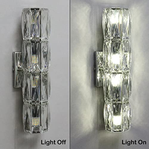 Luxury Chrome Crystal Wall Sconce 4