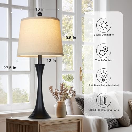 27.5" Table Lamps Set of 2 (2 Count)