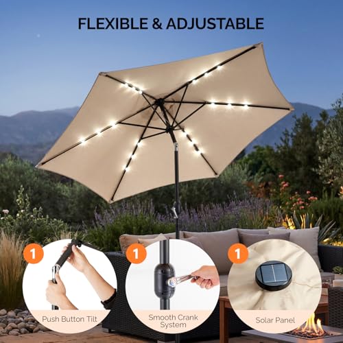 Patio Umbrella with Lights
