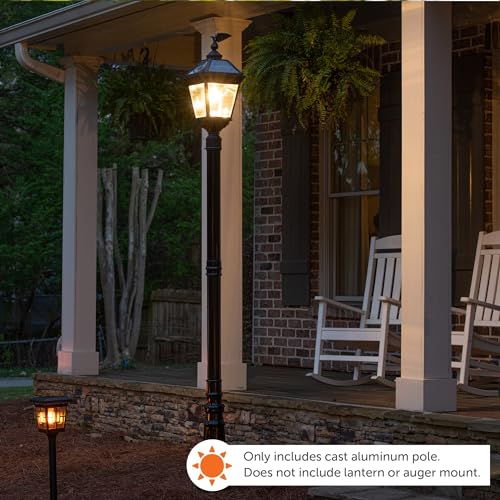 Imperial III Lamp Post for Outdoor Solar Post Light with 3" Fitter Mount