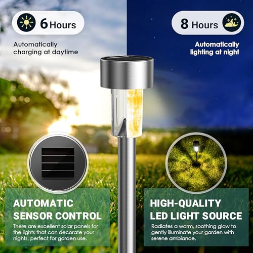 Outdoor Waterproof Solar Garden Lights (12 Count)