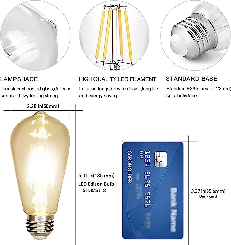 LED Edison Bulb (3 Count)
