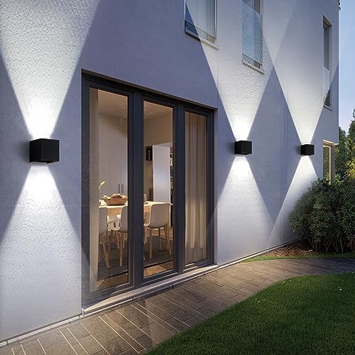4‑Pack 20W LED Outdoor Porch Wall Light