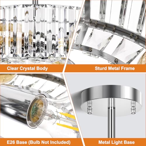 Crystal Chandelier Ceiling Light