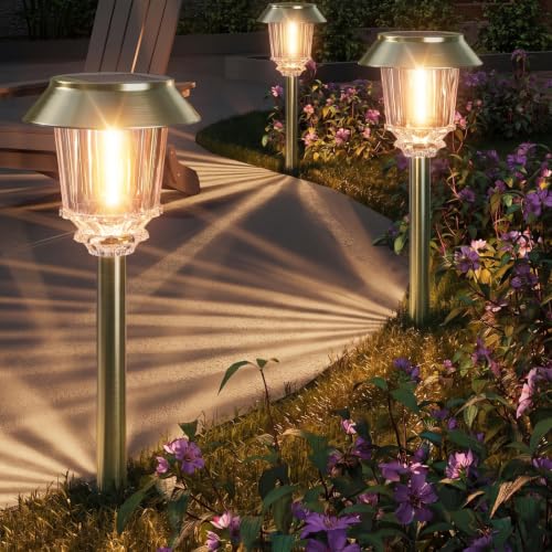 Solar Pathway Lights Outdoor (4 Count)