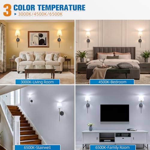 Battery Operated Wall Sconce Set of 2 (2 Count)