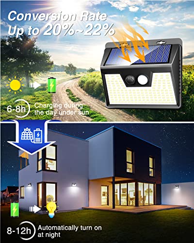 Solar Lights Outdoor Waterproof (4 Count)
